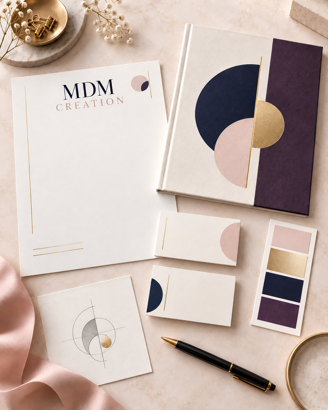 Luxury Branding Flat Lay